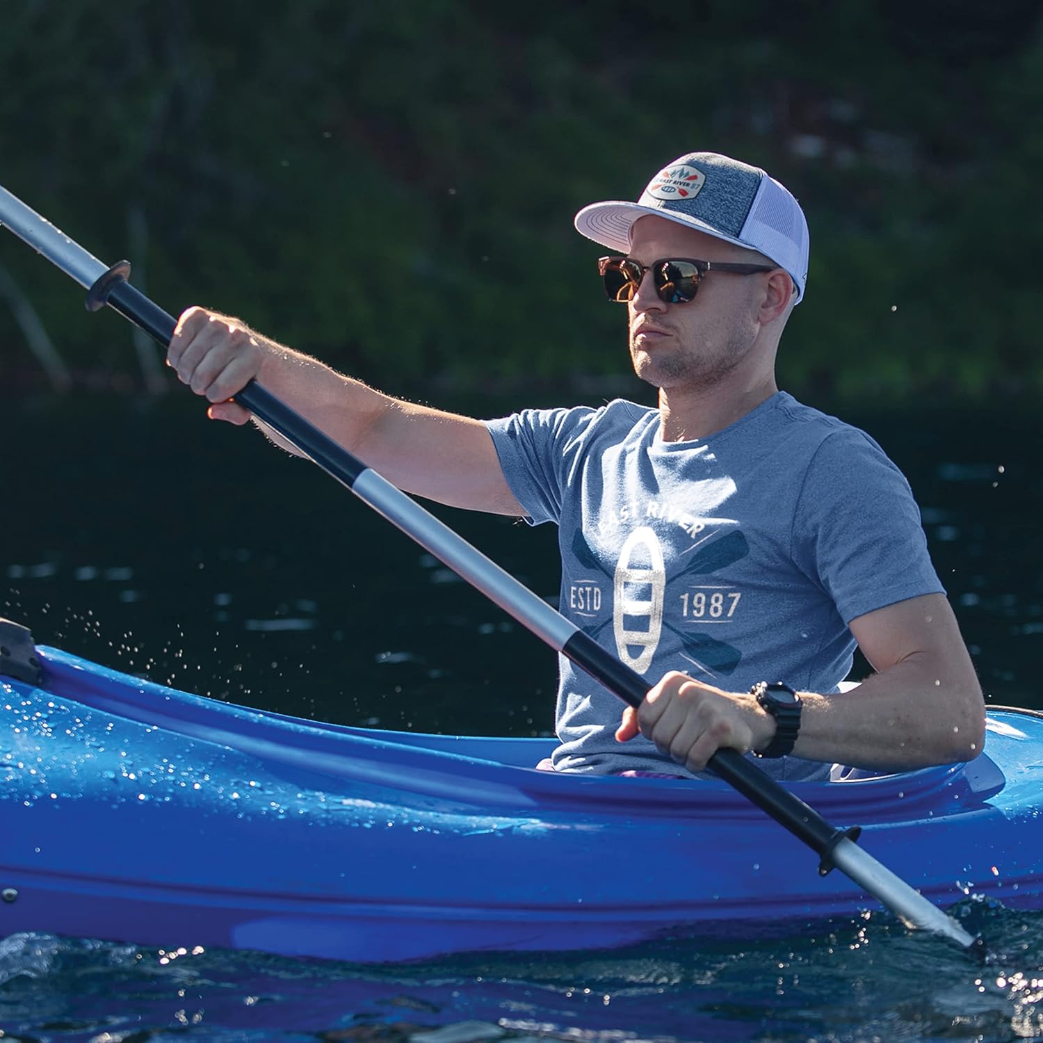 Pacific Headwear Unisex-Adult Aggressive Heather Trucker Snapback Cap - Image 5