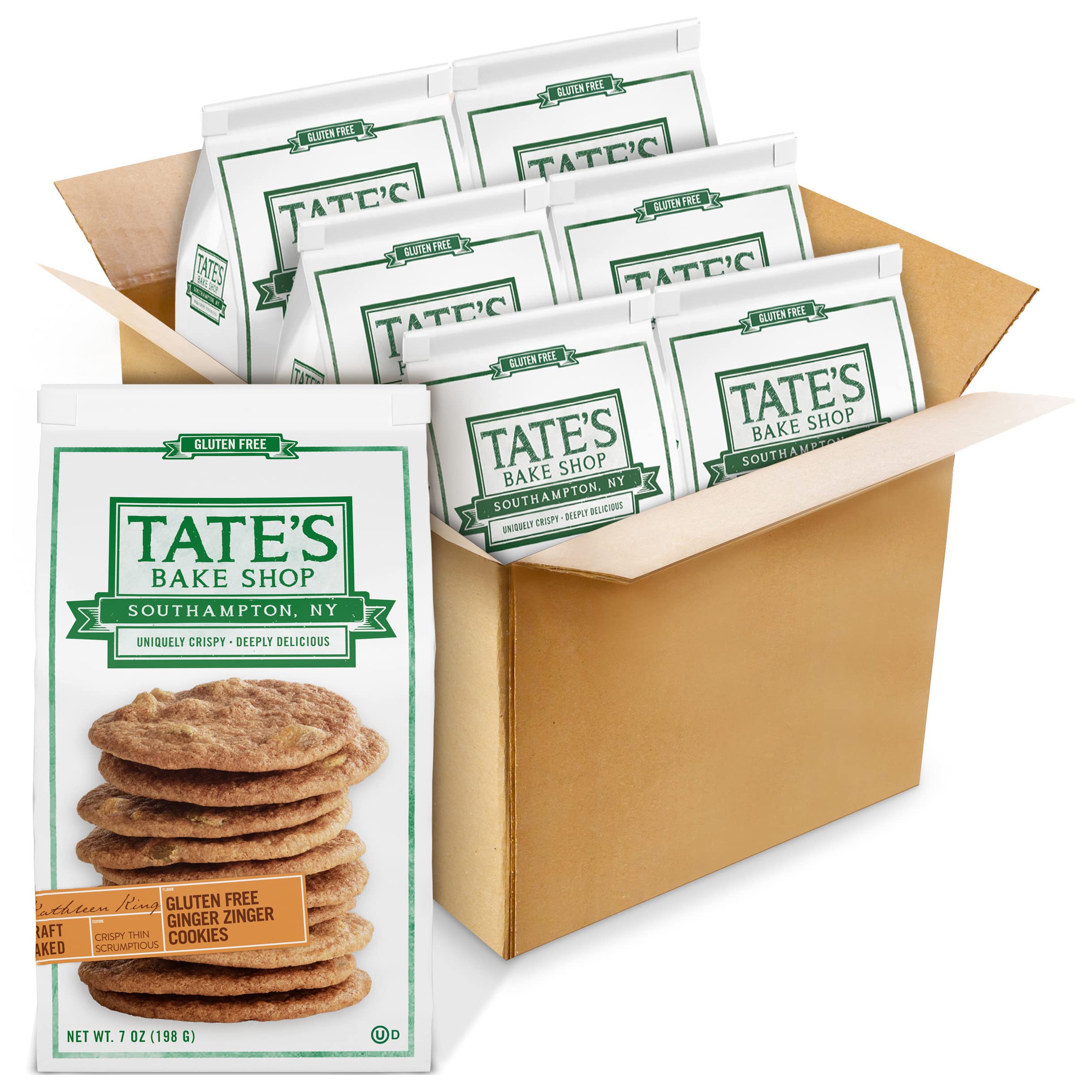 Amazon.com: Tate's Bake Shop 6 Pack Gluten Free Ginger Zingers