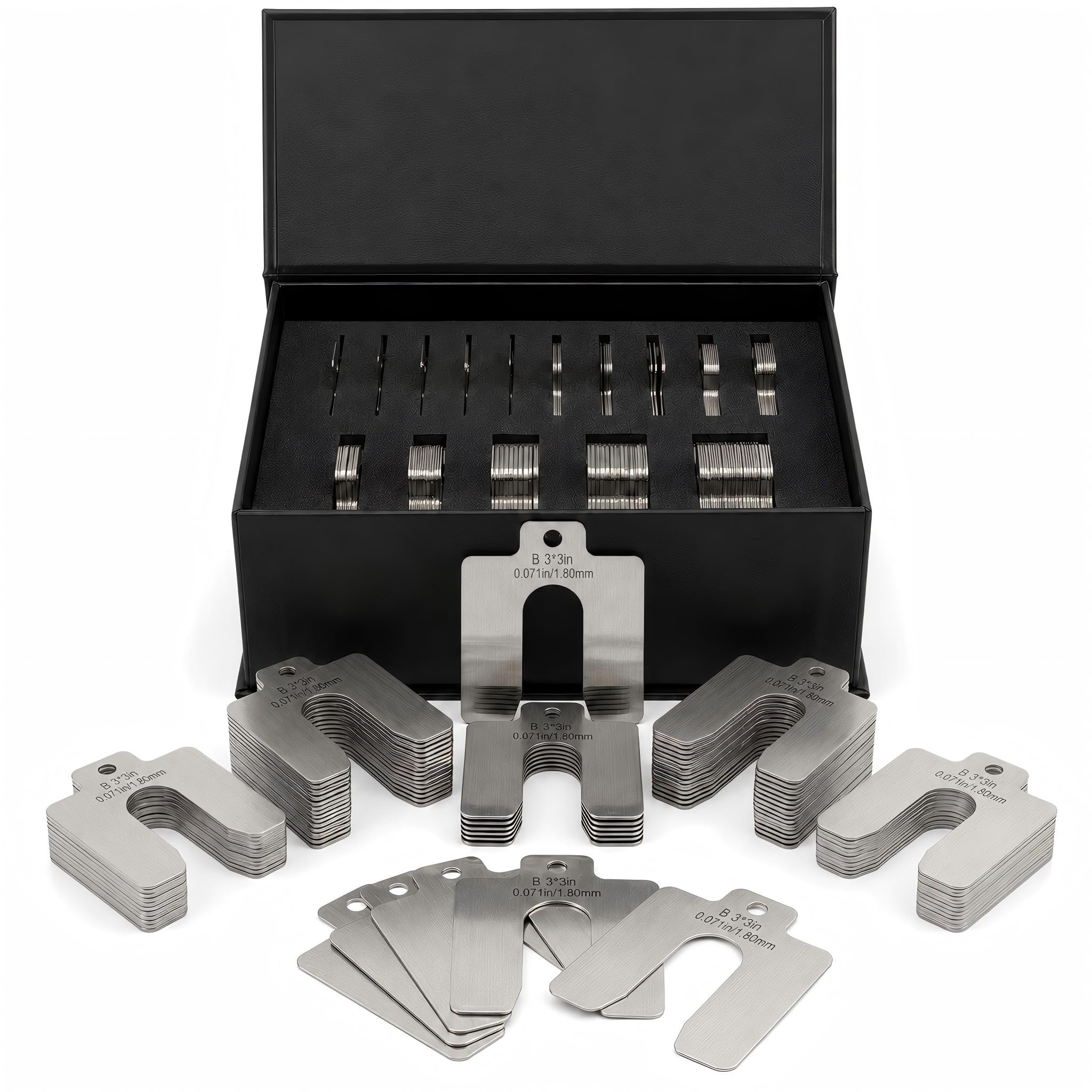 304 Stainless Steel Shim Kit - 60 Piece -12