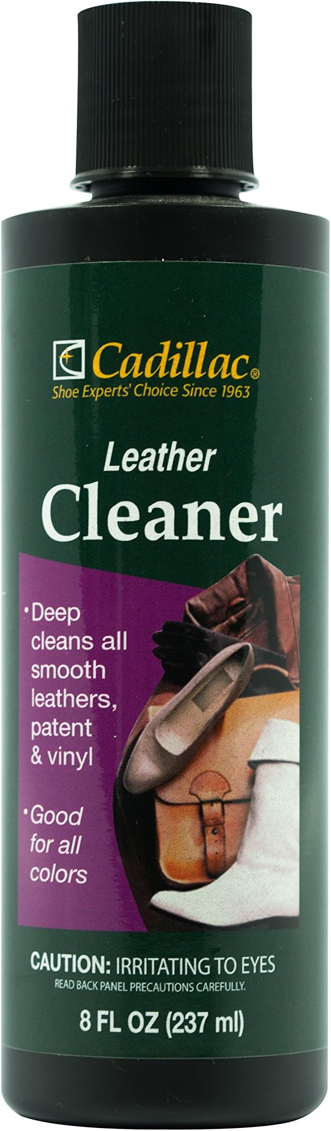 Leather Cleaner - Great for Shoes, Boots, Handbags, Car Upholstery, Furniture- Removes Surface Dirt, Grime, Salt and More From Finished Leathers