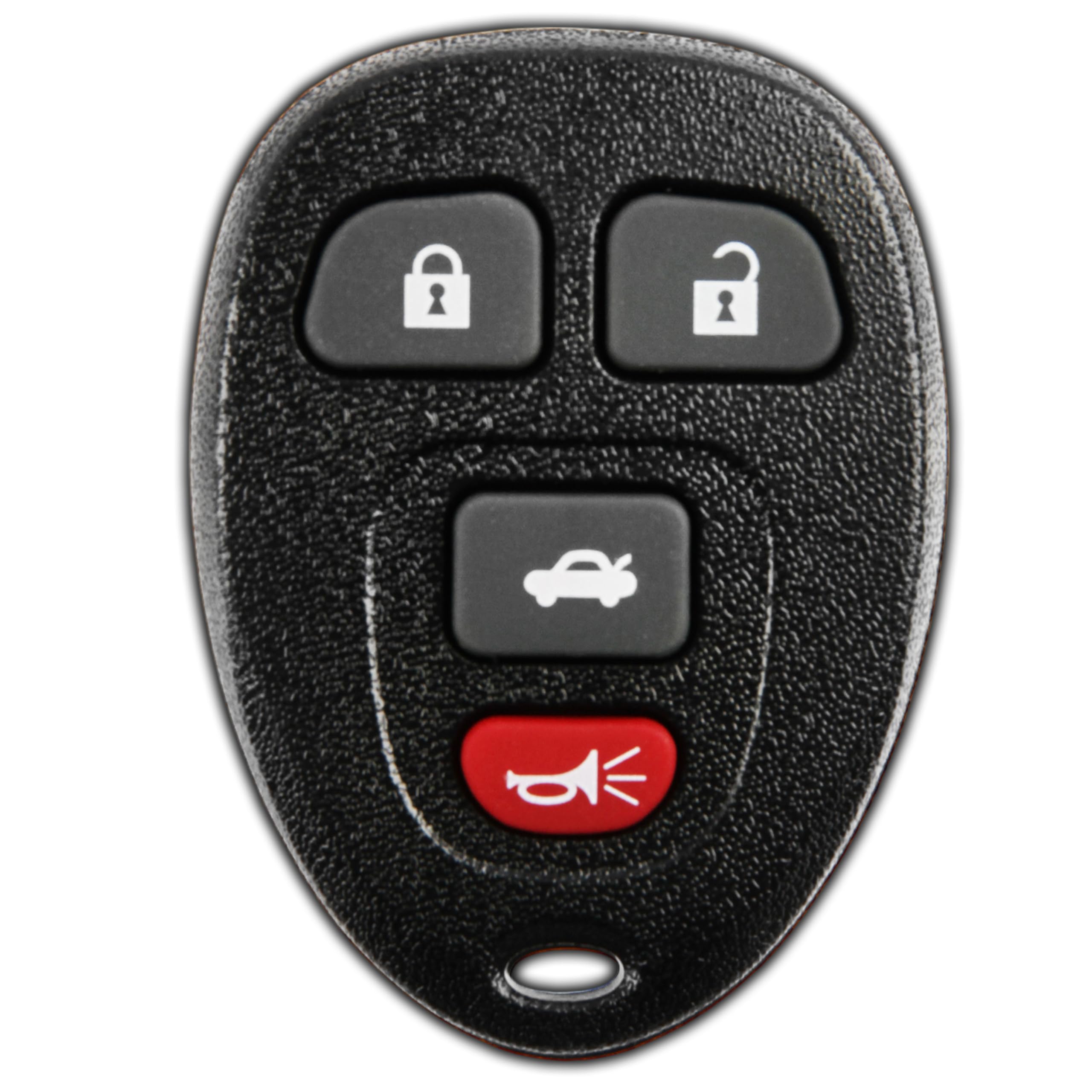 KeylessOption Key Fob Replacement for 2006 2007 2008 2009 2010 2011 2012 2013 2014 2015 2016 Buick Lucerne Cadillac DTS Chevrolet Chevy Impala Remote, 4-Button 15912859, Locksmith Required 2011+