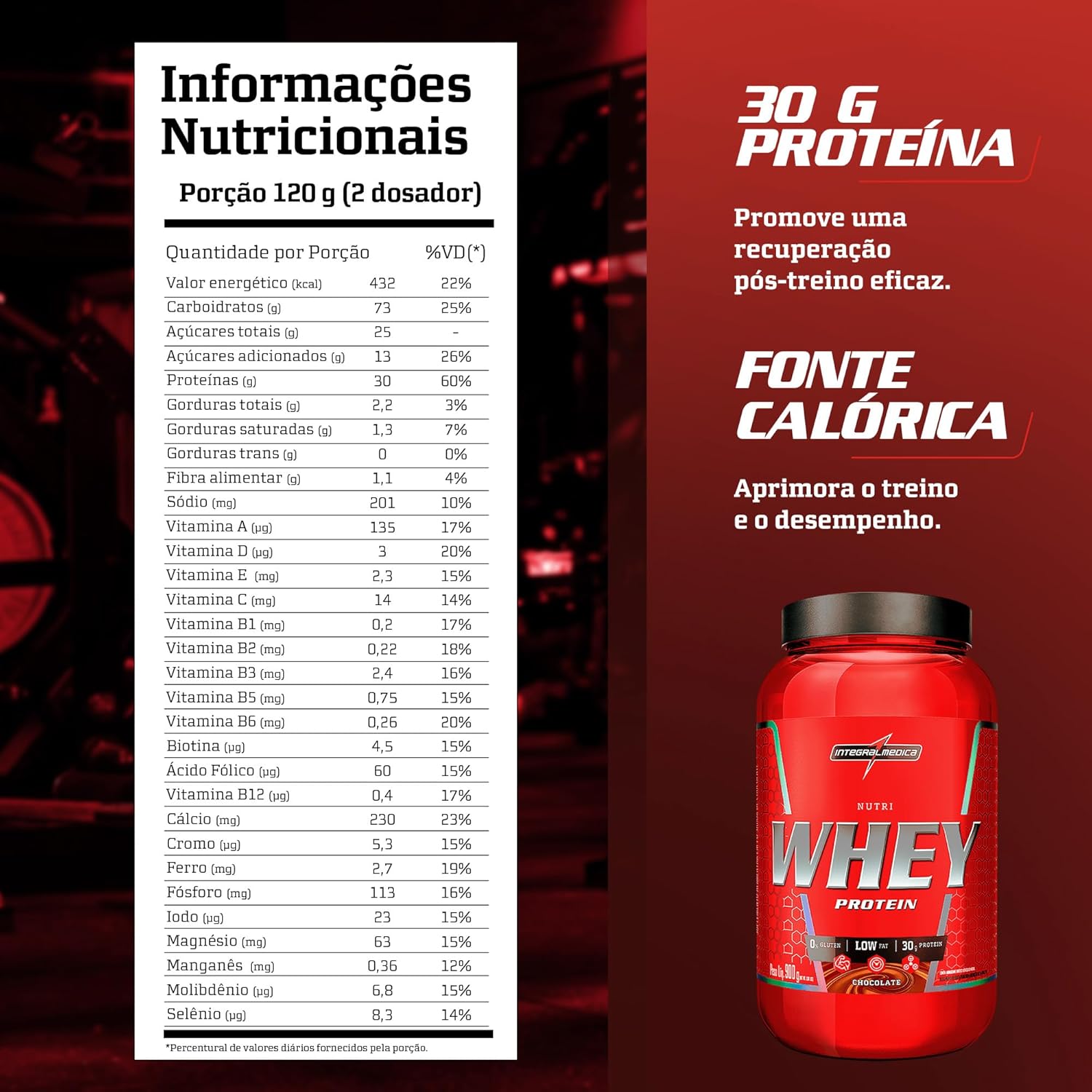 Integralmédica – Nutri Whey Protein Chocolate – Suplemento Alimentar – Fonte de Proteínas e Carboidratos – Pote 900g em promoção! Veja a oferta e mais achadinhos de Vitaminas & Suplementos 3 Hoje é o melhor dia para comprar Integralmédica – Nutri Whey Protein Chocolate – Suplemento Alimentar – Fonte de Proteínas e Carboidratos – Pote 900g com aquele preço maroto! Promoção! Aproveite a oferta! 3