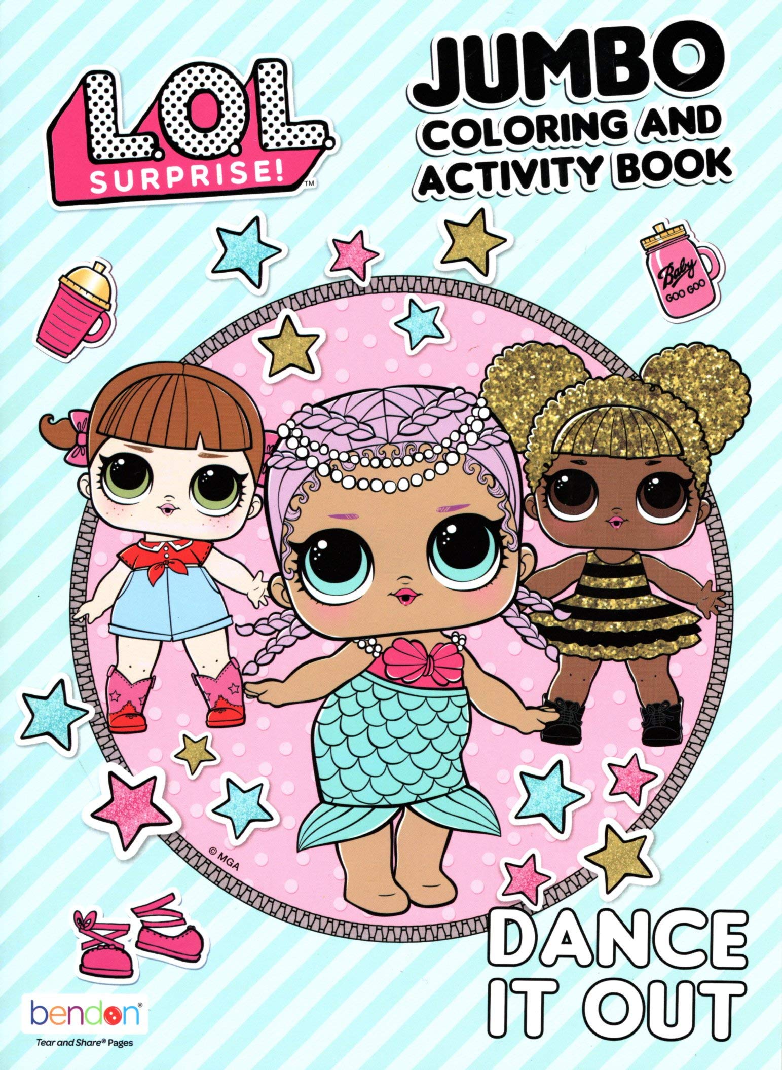 Lol Surprise - Jumbo Coloring & Activity Book - Dance it Out