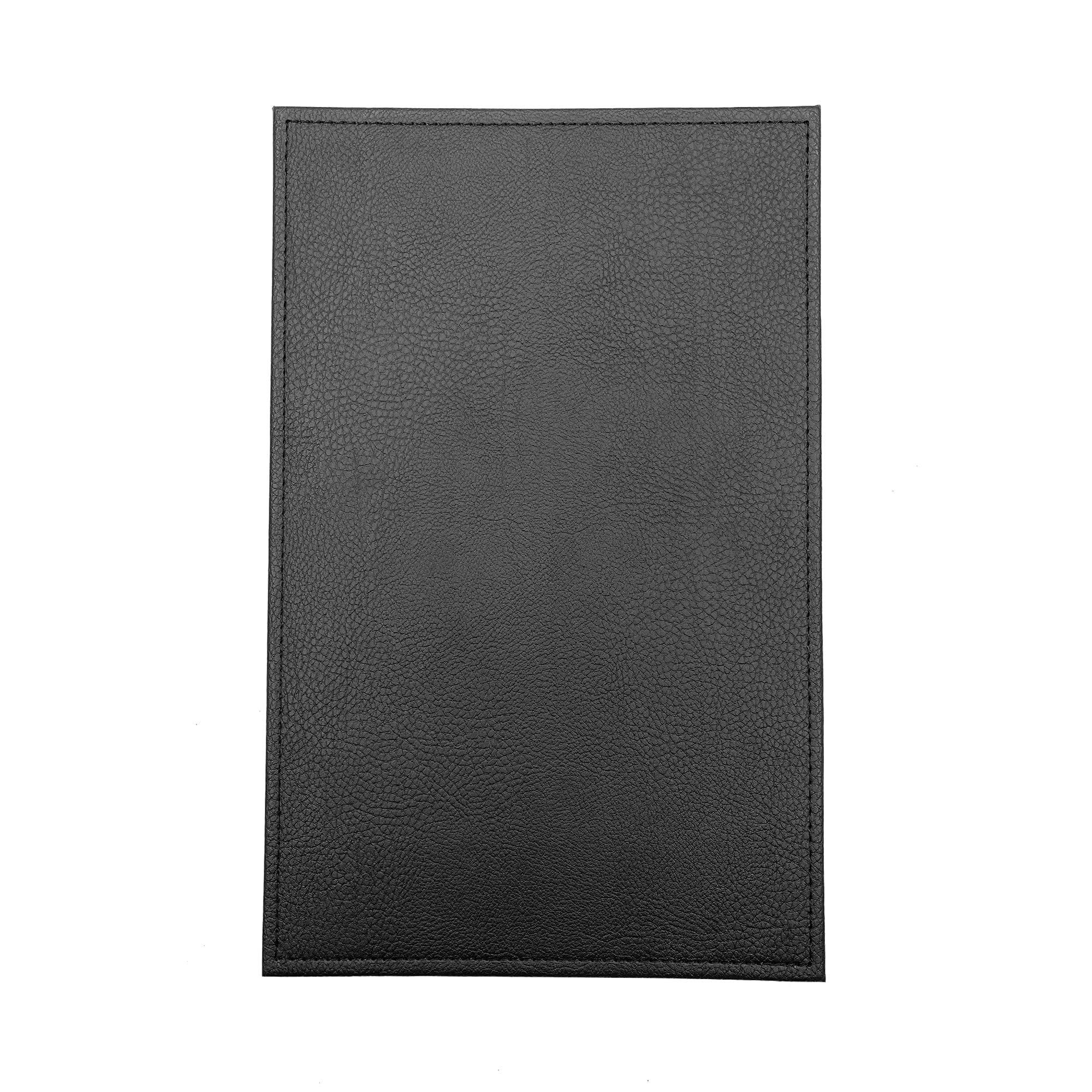Menu Holders Made of Premium Faux Leather - Single Panel (10-Pack) Menu Covers Single Page (Black, 8.5