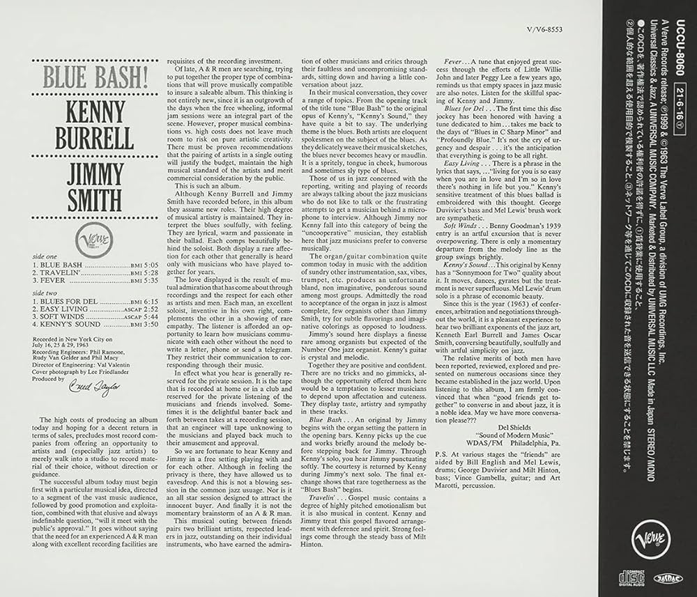 (CD)Blue Bash／Kenny Burrell Blue Bash! - Kenny Burrell, Jimmy Smith | Album | AllMusic
