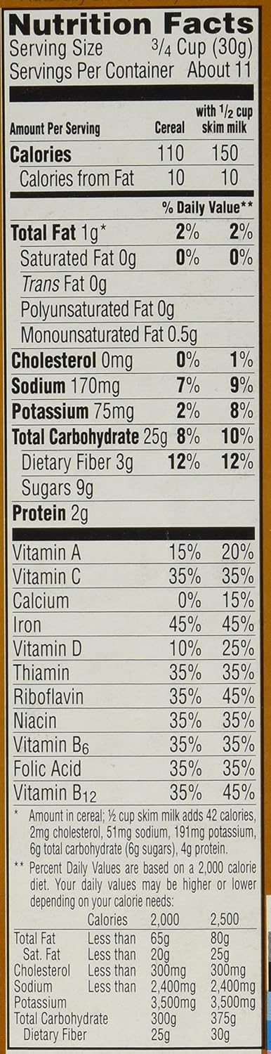 Amazon.com: Kellogg's Special K Cereal Vanilla Almond, 12.4 ...