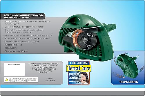 Miniatura 8 de tetrapond debris-handling Bomba