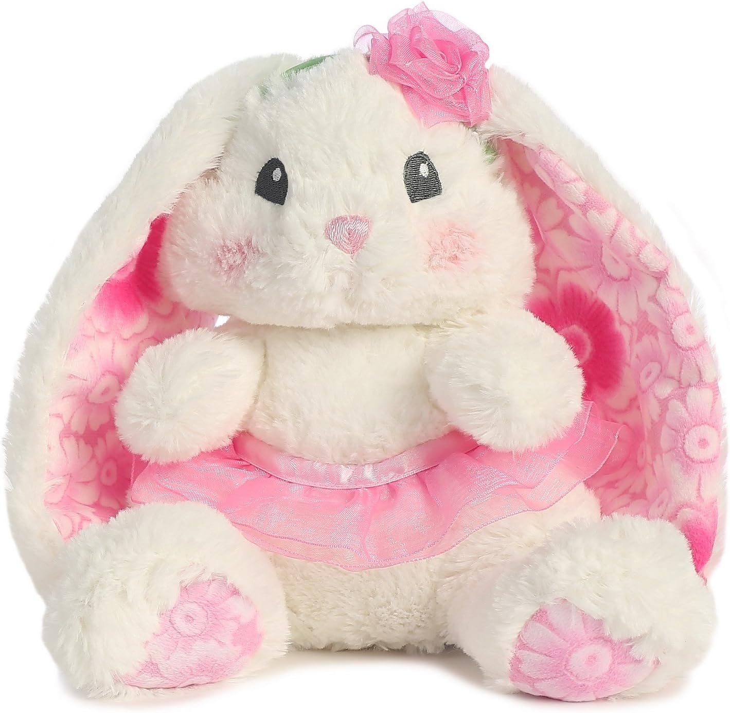 Lopsie Wopsie Tutut Cutie White Bunny Small 10" by Aurora
