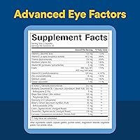 Vista 4 de Natural Factors, Advanced Eye Factors, Antioxidant Support for Healthy Vision with Lutein and Zeaxanthin, 60 Capsules