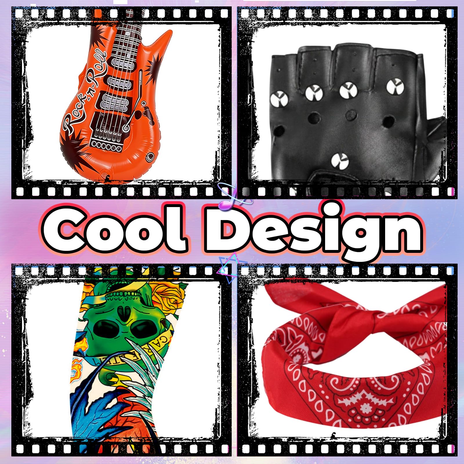 5PCS Rock Star Costume Set - Image 4