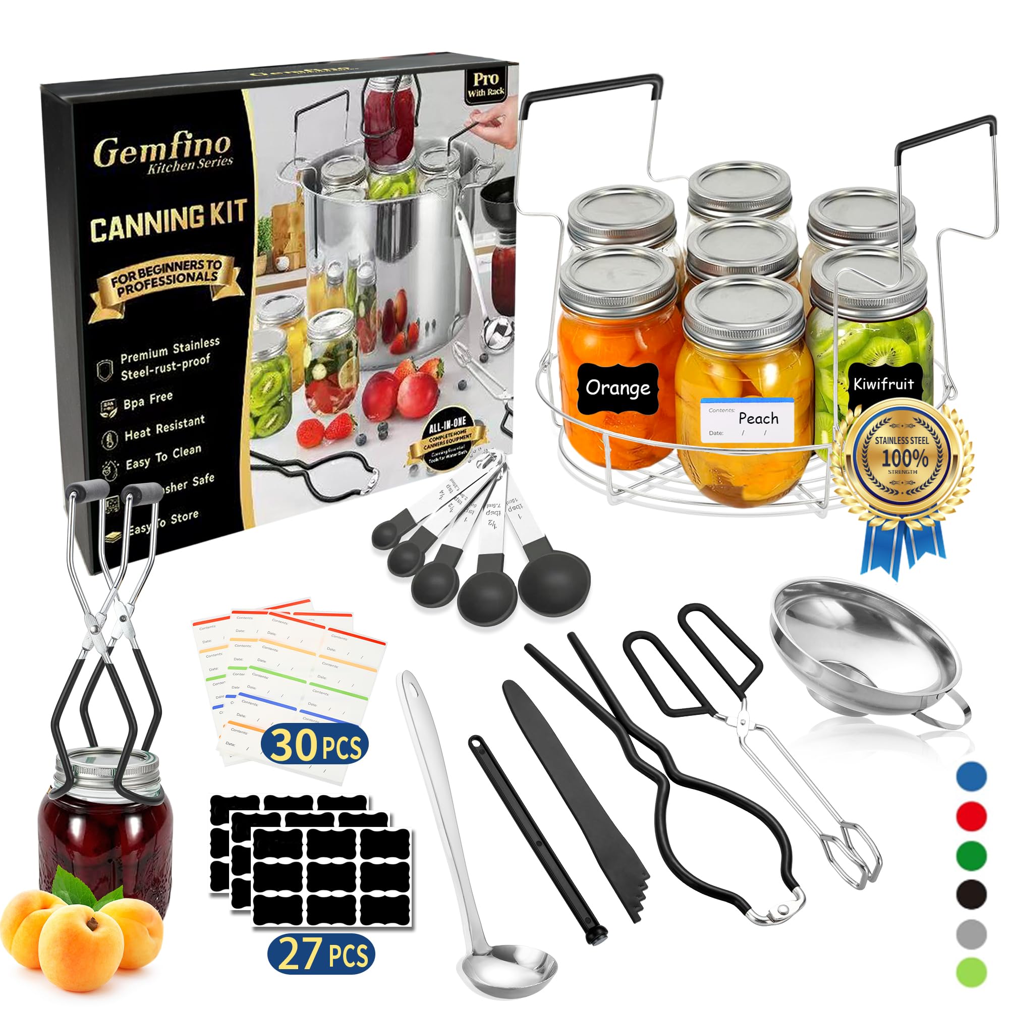 Canning Supplies Starter Kit,Canning Kit Set for Beginners