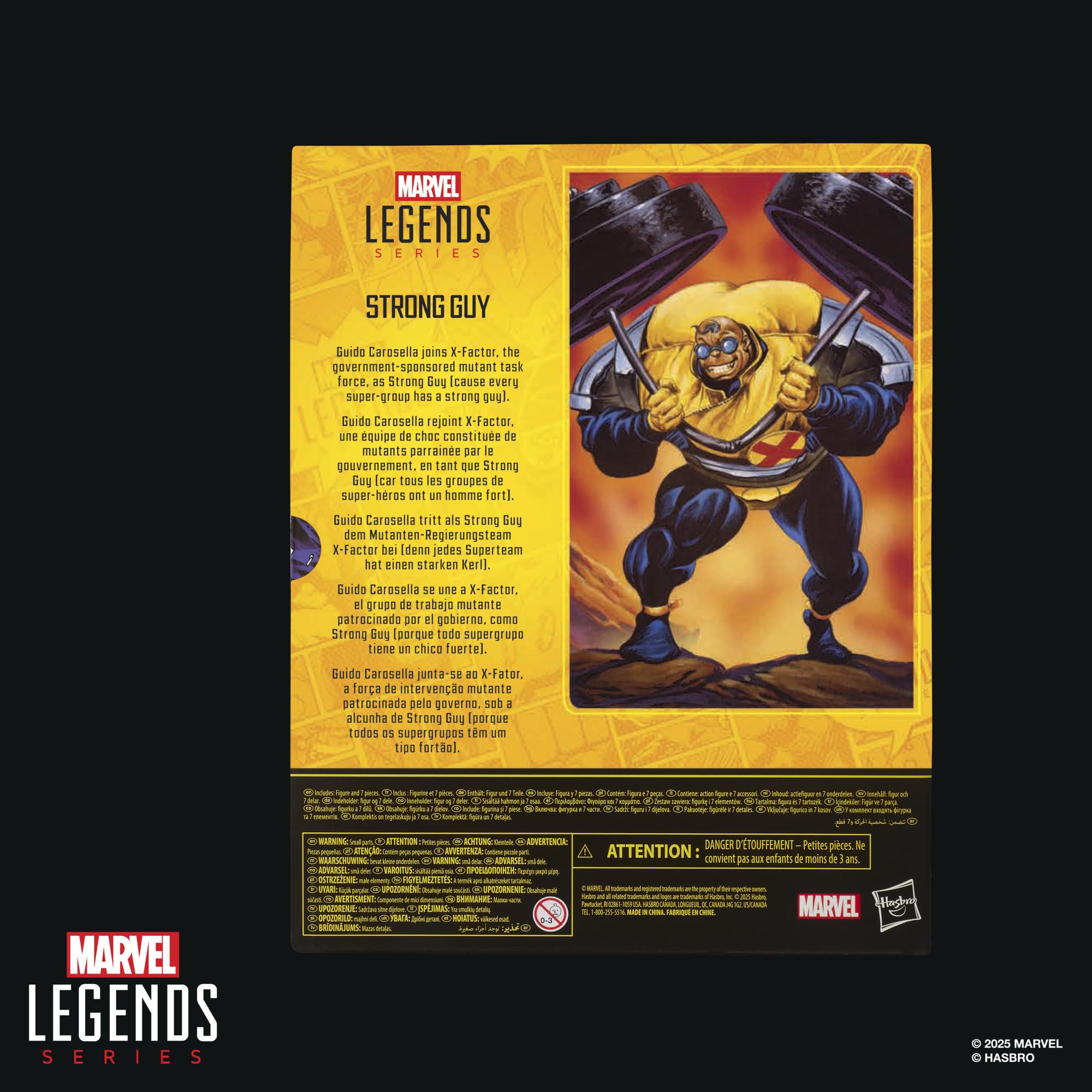 Marvel Legends Series, Strong Guy, Figura de acción Inspirada en los cómics