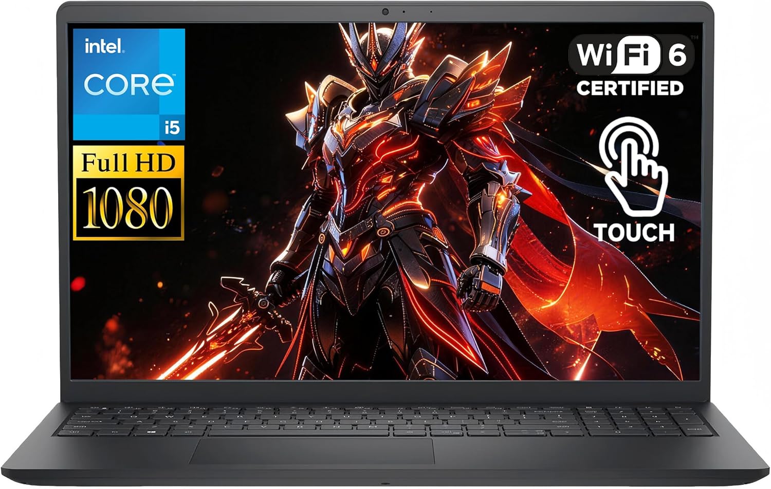 Dell 15.6" FHD Touchscreen Laptop, Intel 13th Gen 10-Core i5-1334U(Up to 4.6GHz), 16GB RAM 512GB SSD, Win 11 WiFi 6 Bluetooth Computer for Creator Designer Gaming Business Student Study Work