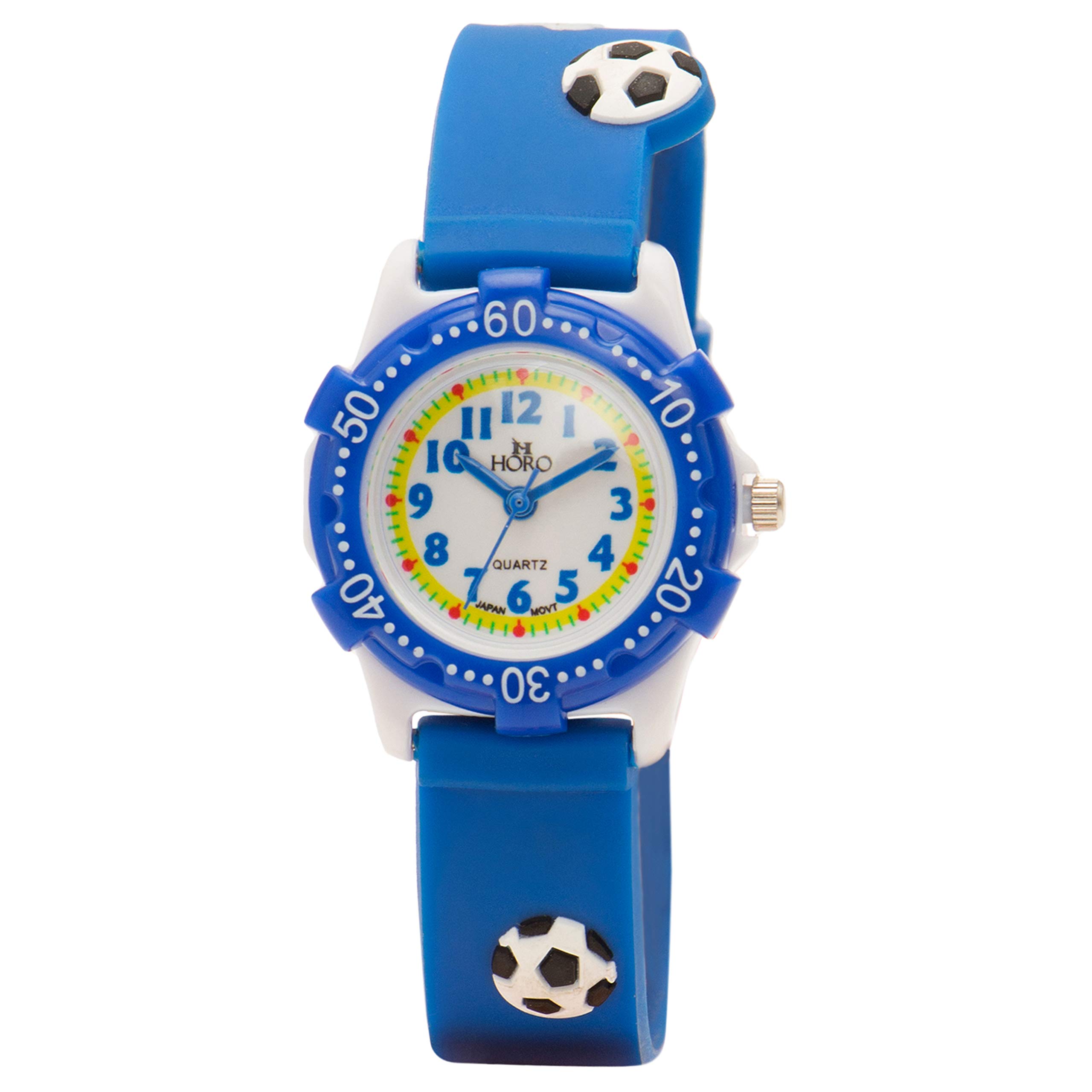 HORO (Imported Analog Blue Dial Kids Watch- 33x30mm (Quartz Movement - Blue Resin Case) (B07X9ZG651) Amazon Price History, Amazon Price Tracker