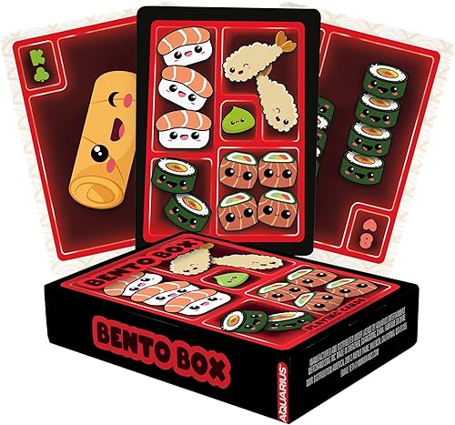 Aquarius Bento Box - Caja de cartas con temática de caja Bento para tus juegos de cartas favoritos, mercancía y coleccionables con licencia oficial,
