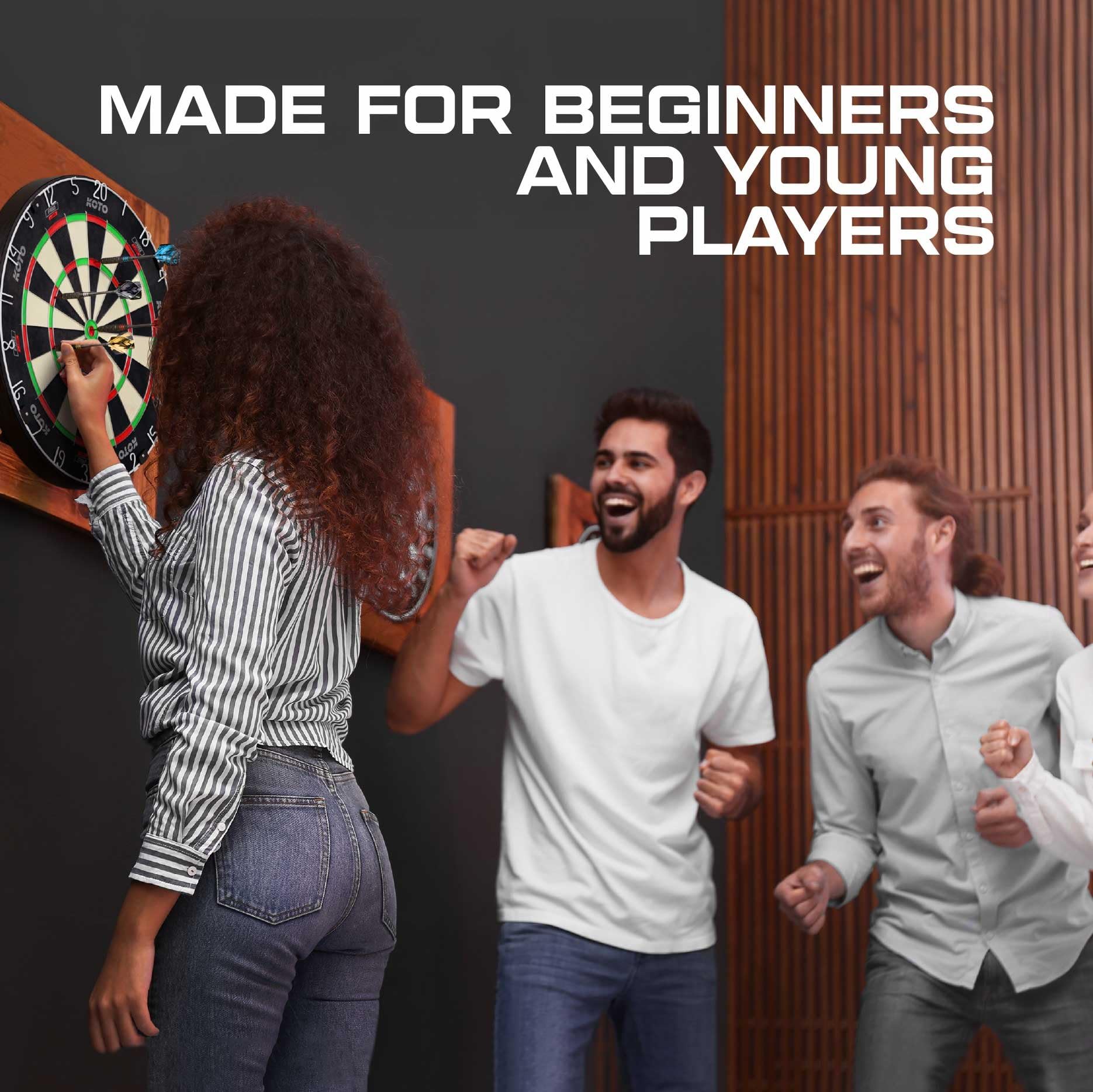 KOTO darts KOTO - Mosiężny zestaw multi wraz z 4 zestawami rzutek z mosiądzu powlekanego na czarno (23 g), 4 zestawy lotek (100 mikronów) + czarne aluminiowe trzonki walizka