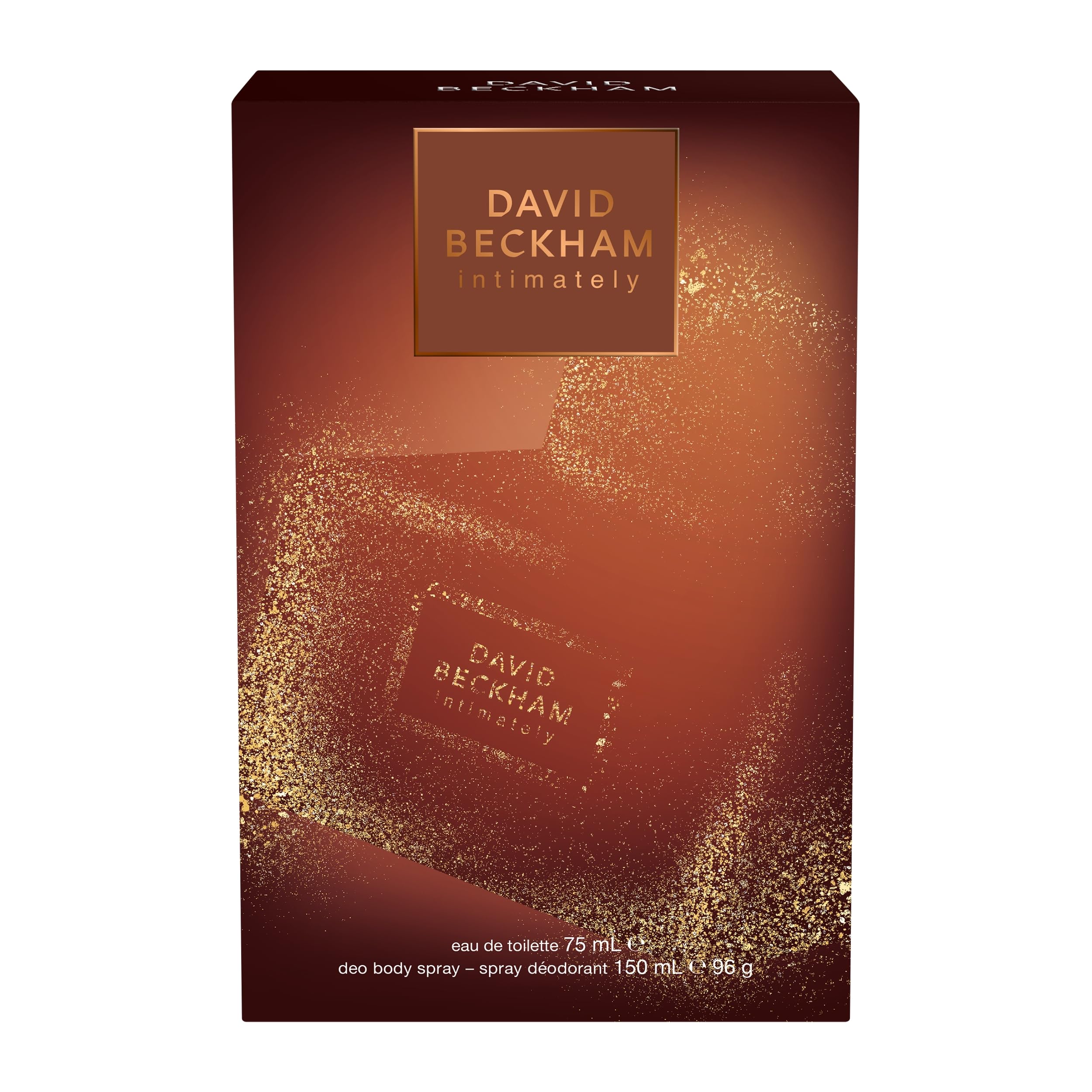 David Beckham Confezione Regalo Intimately, Eau de Toilette 30ml & Deodorante Spray 150ml, Fragranza Aromatica Ambrata per Lui