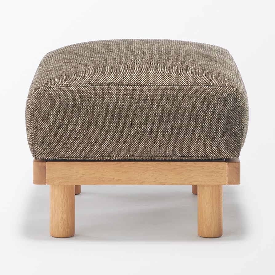 Amazon｜無印良品 ゆったり座れるアームレスソファ用 オットマン