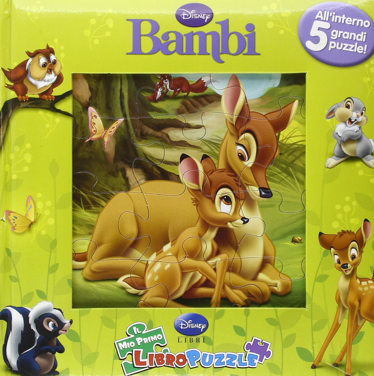 Bambi. Il mio primo libro puzzle. Ediz. illustrata