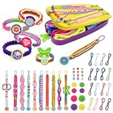 civan Friendship Bracelet Making Kit - Crafts for Kid Girls Toys Ages 8-13&comma; String Bracelet Maker Tool with Beads - Kids Jewelry-Making Kit Christmas Birthday Gift for Girls 6 7 8 9 10 11 12 13