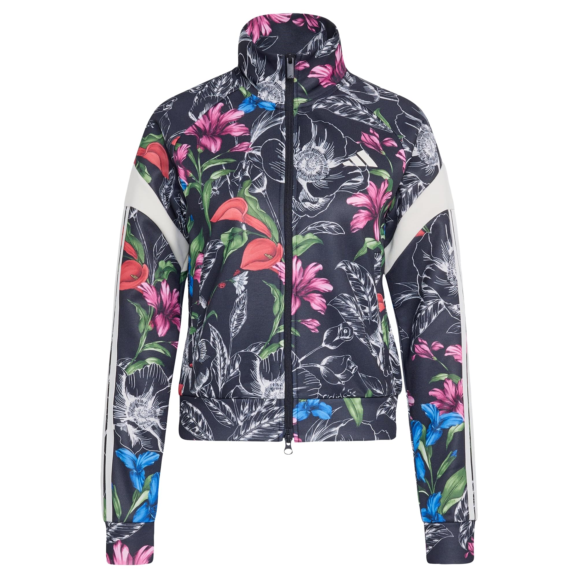 adidas Women's X Farm Rio House Of Tiro Track Top Sweatshirt, black/cream white/MULTICOLOR, XS