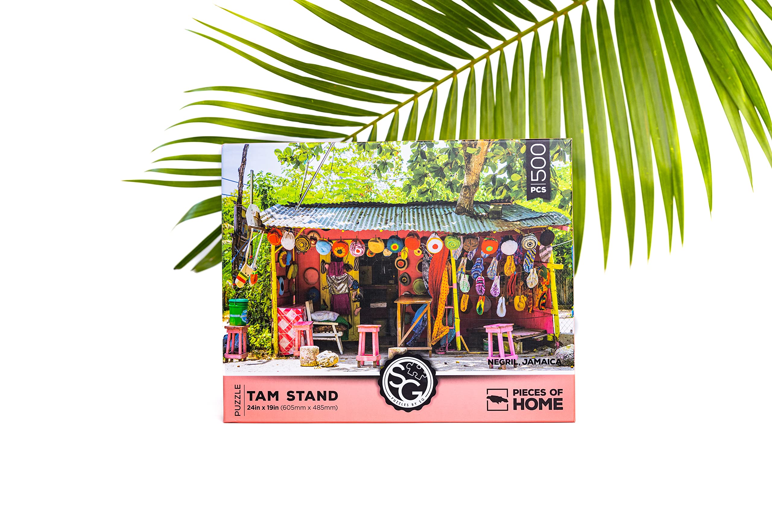 Tam Stand - Puzzle da 500 pezzi per adulti, Jigsaw Puzzles by SG di ispirazione giamaicana, con poster a grandezza naturale, pezzi testurizzati di alta qualità, regalo ideale per famiglie e