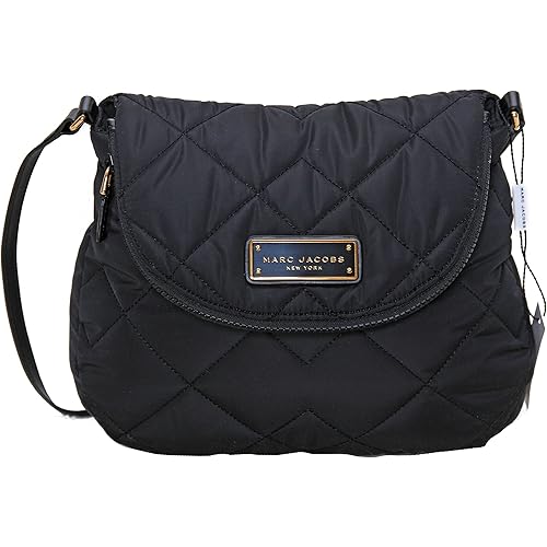 Marc by Marc Jacobs Natasha Quilted Nylon Crossbody Handbag (Black)