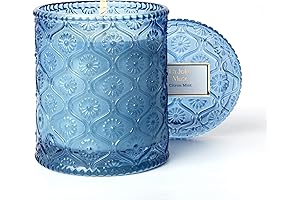 Lemon Candle | Scented Candles Gifts for Women | Citrus Mint Candles for Home Scented