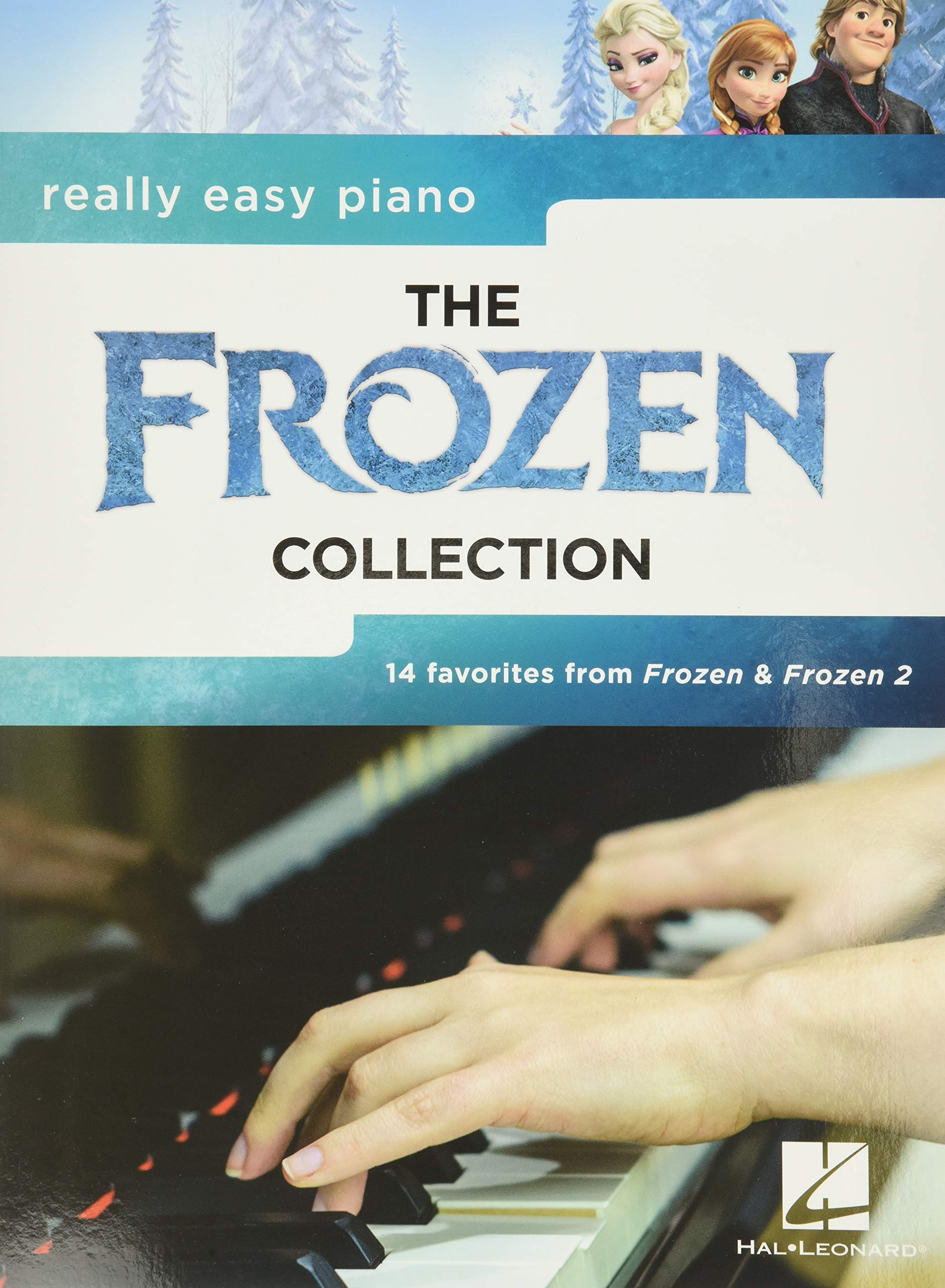 Really Easy Piano - The Frozen Collection | 14 Popular Songs from Frozen and Frozen 2 | Easy Piano Sheet Music with Lyrics for Beginners | Songs from Disney Frozen Movies