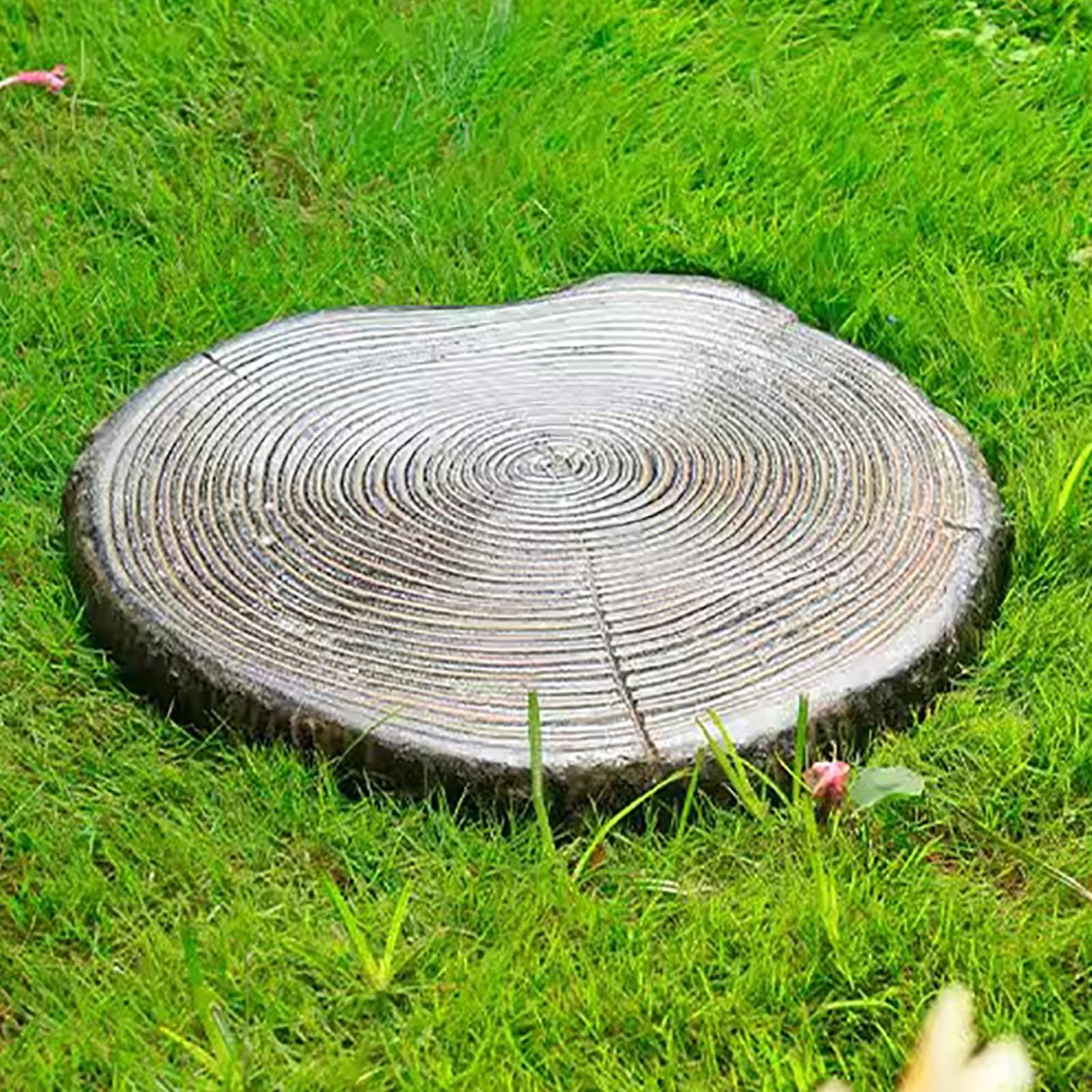 Amazon.co.jp: 踏み石 丸太効果ステップ樹脂石 1/2/3/4/5個 庭の踏み石