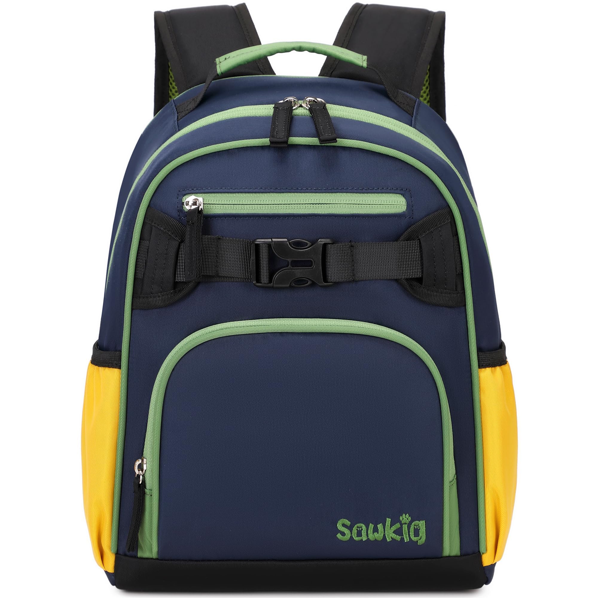 Sawkig Cute Mini Toddler Backpacks for Boys 2-4 Little Kids Backpack Preschool Bookbag (Indigo)