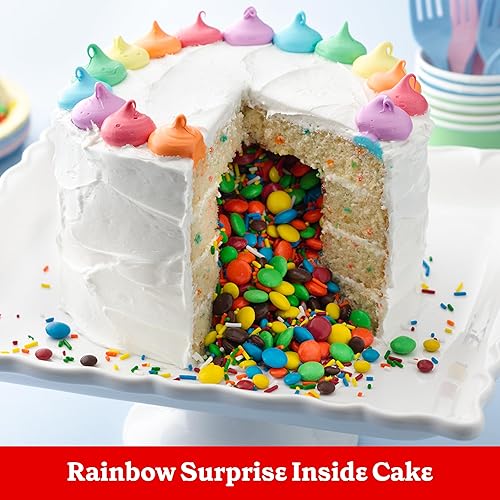 Miniatura 7 de Betty Crocker Delights Super Moist Party Rainbow Chip Cake Mix, 13.25 onzas (paquete de 12)