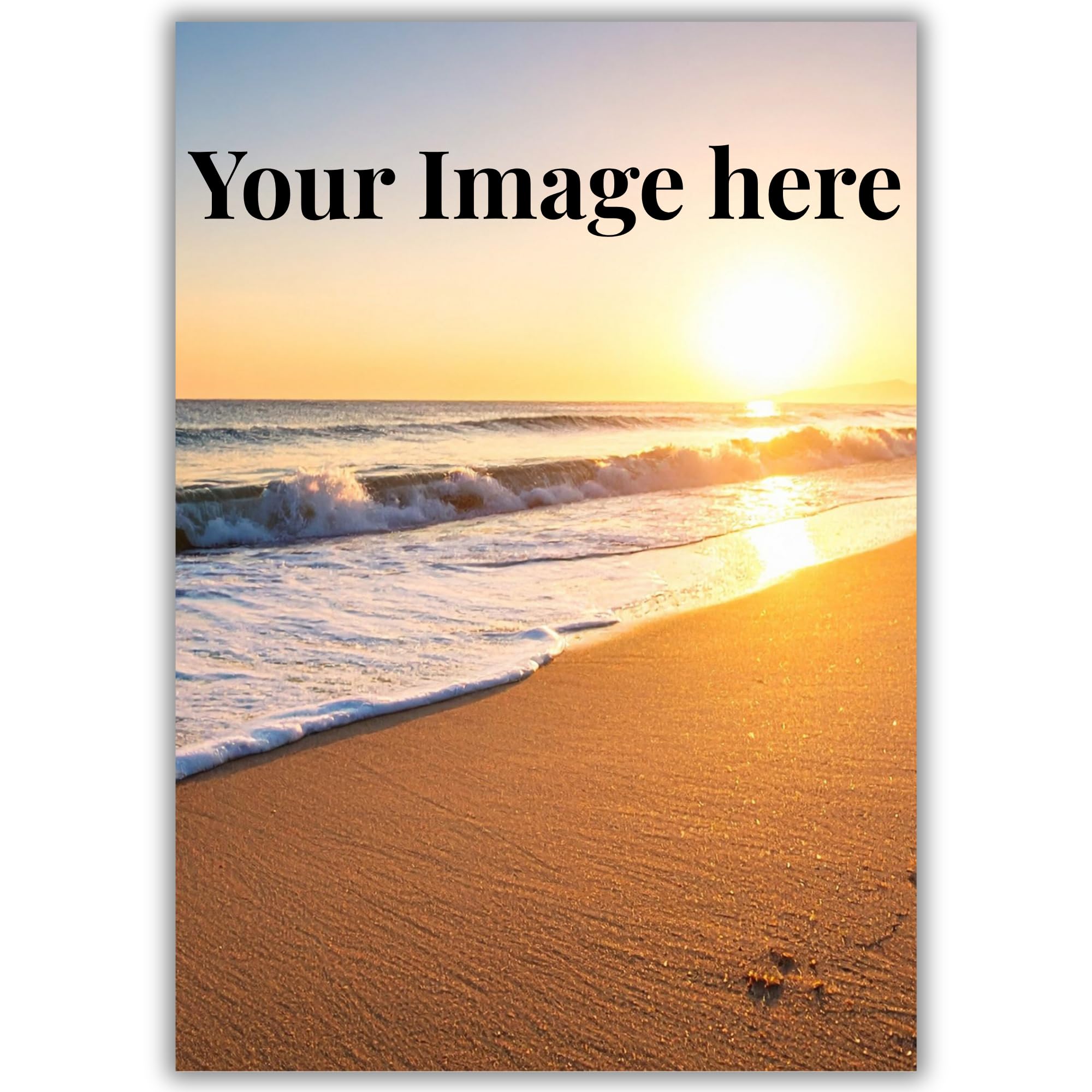 PosterLyte Personalised Photo Print Borderless Custom Picture Unframed Poster