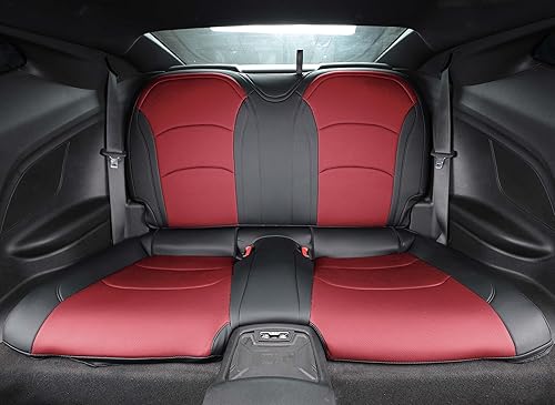 Miniatura 5 de luxuperce Fundas de asiento personalizadas para Chevrolet Camaro 2016-2023 6 generación Camaro LT LS RS SS Coupé modelo Coupé cojín de piel