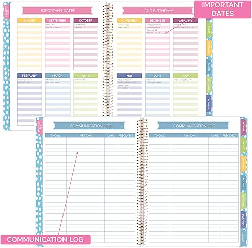Miniatura 5 de bloom daily planners - Agenda y calendario de año académico sin fechas para maestros, organizador de plan de clases de 7 periodos con cubierta