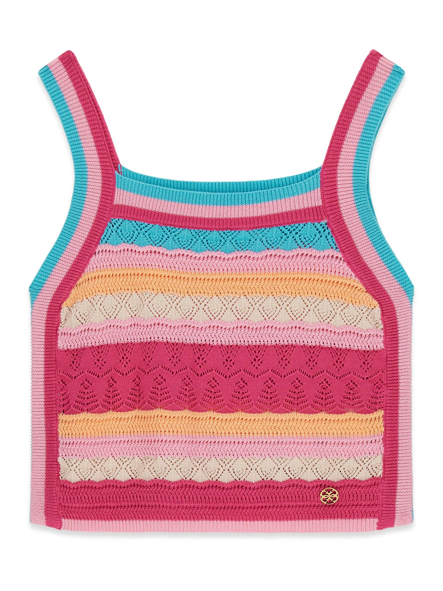 GUESS Top para niña Fucsia