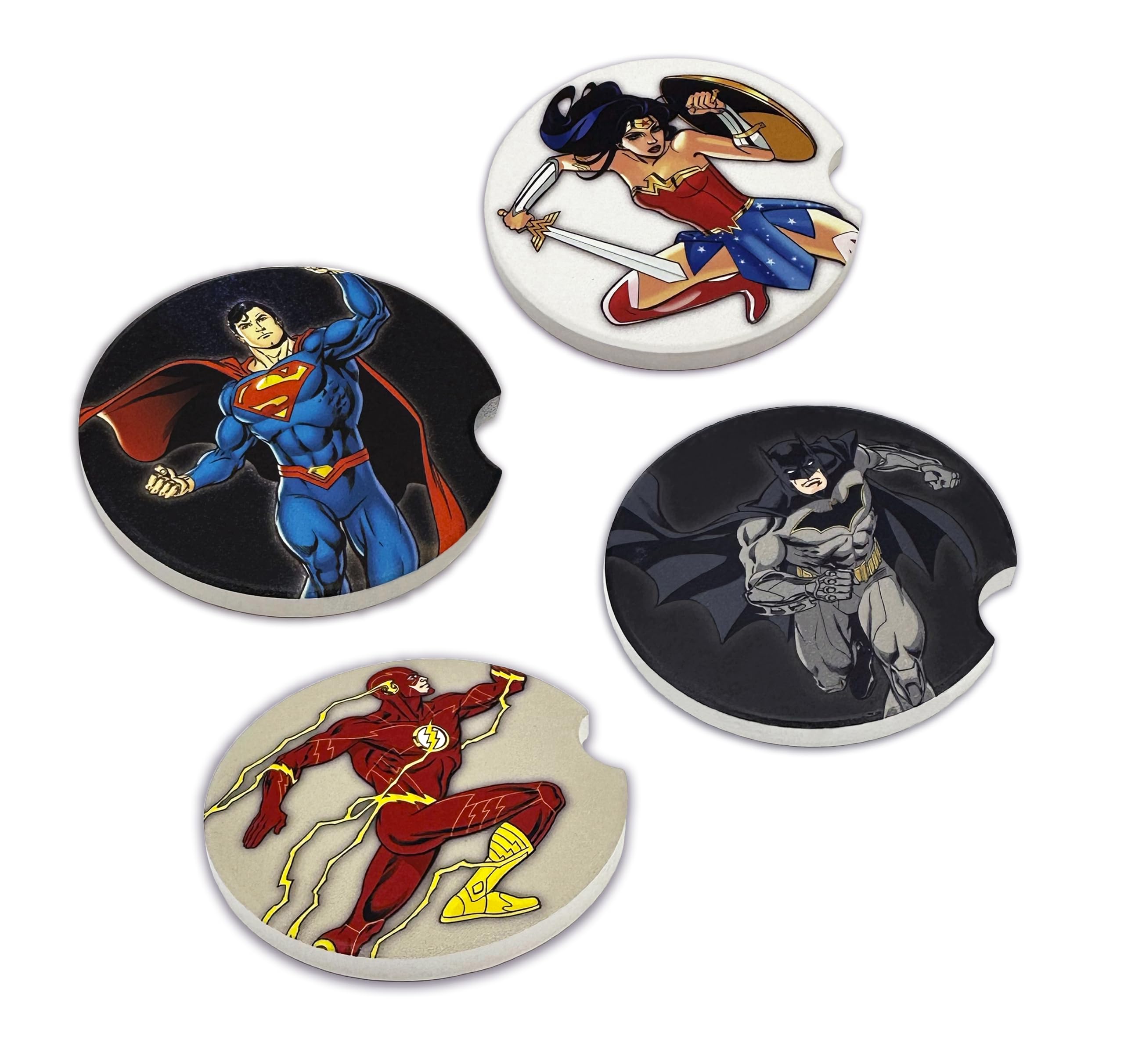 Justice League inserts de porte-gobelet pour stopper les coulures
