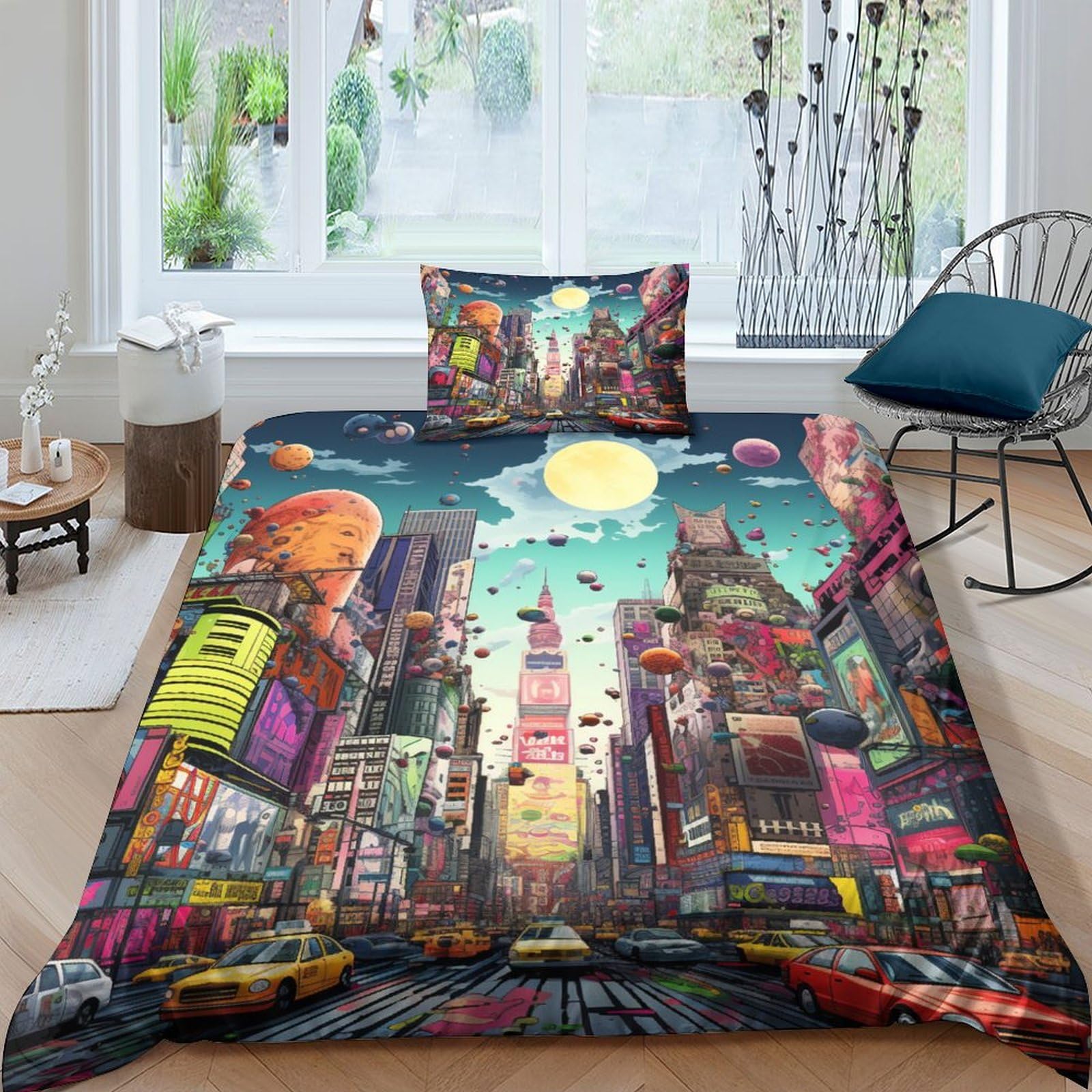 Housse de couette microfibre ultra douce et hypoallergénique avec fermeture éclair Imes