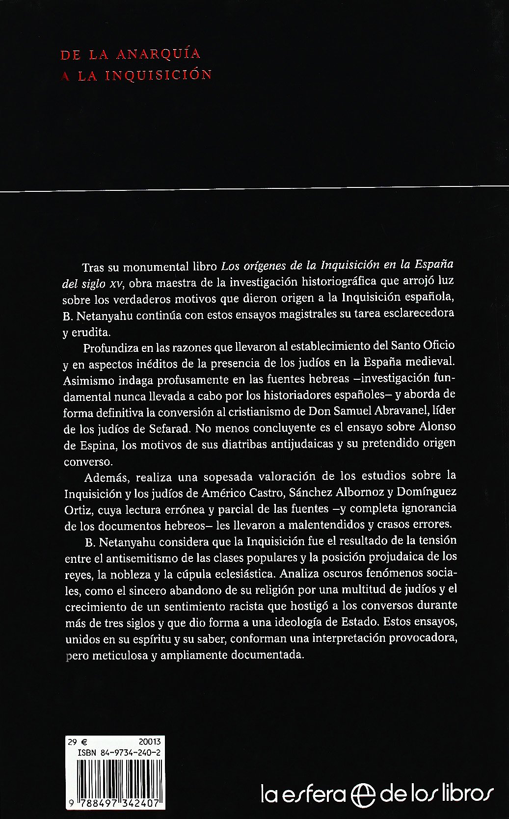 De la anarquía a la Inquisición : estudios sobre la historia de los judíos y conversos en España, Baja Edad Media
