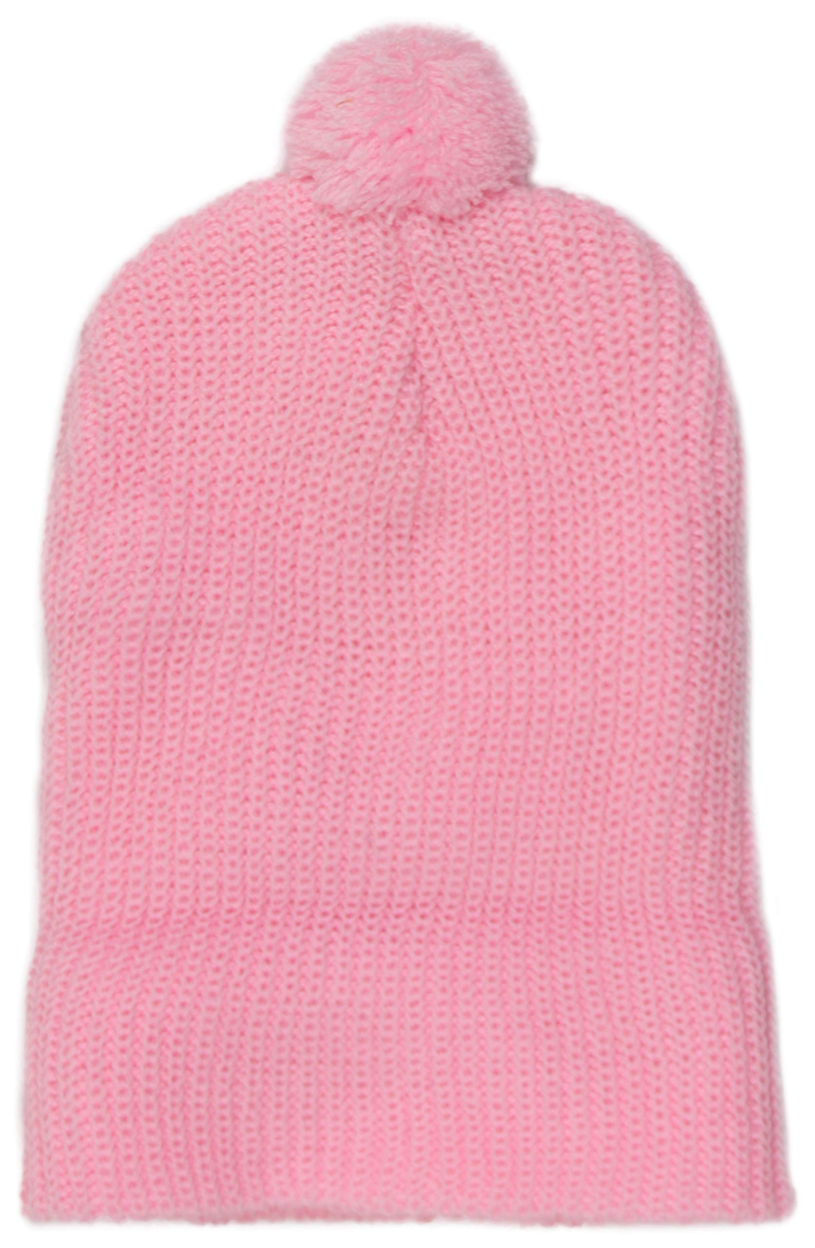 ToBeInStyle - Paquete de 6 gorros de invierno de acrílico suave y elástico para niños - Negro - talla única