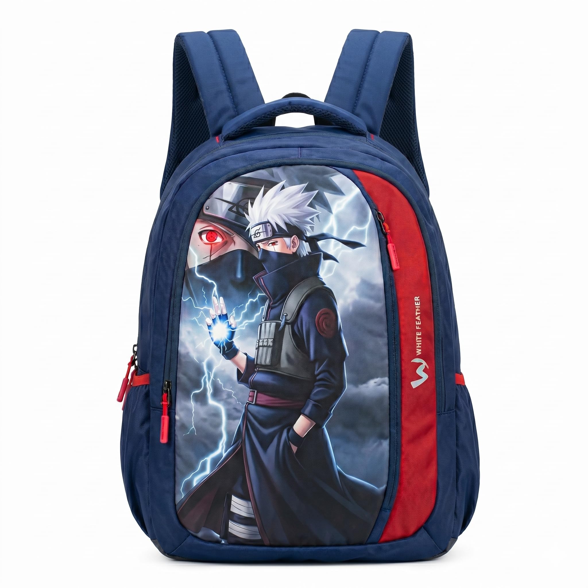 daily excite laptop backpack | fits 156 inch laptop | lightweight water resistant bag for college school and office | air cushion back support (navy blue 20x15x7 inches)