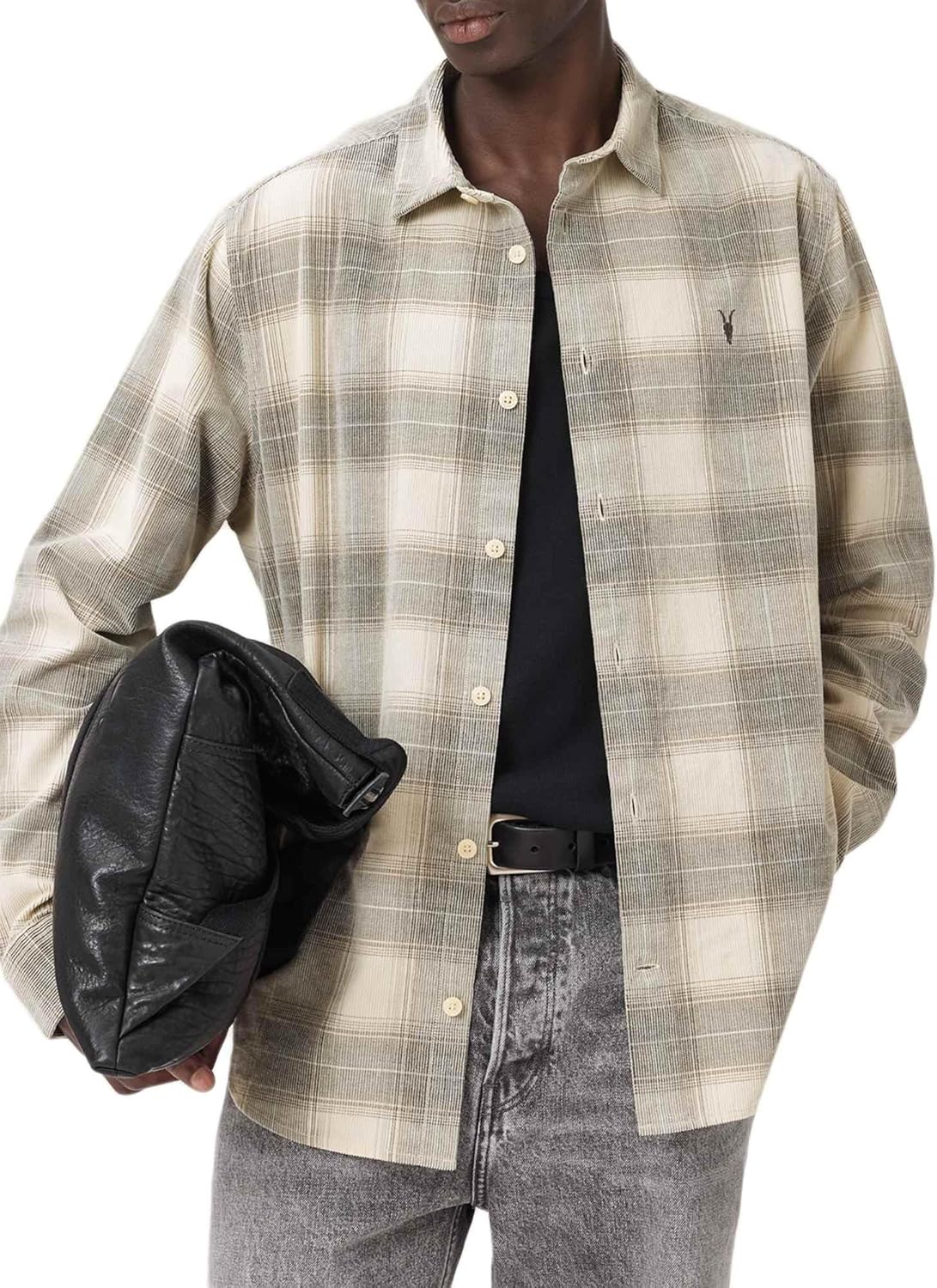 AllSaints Mens Yuki Ls Shirt - Image 7