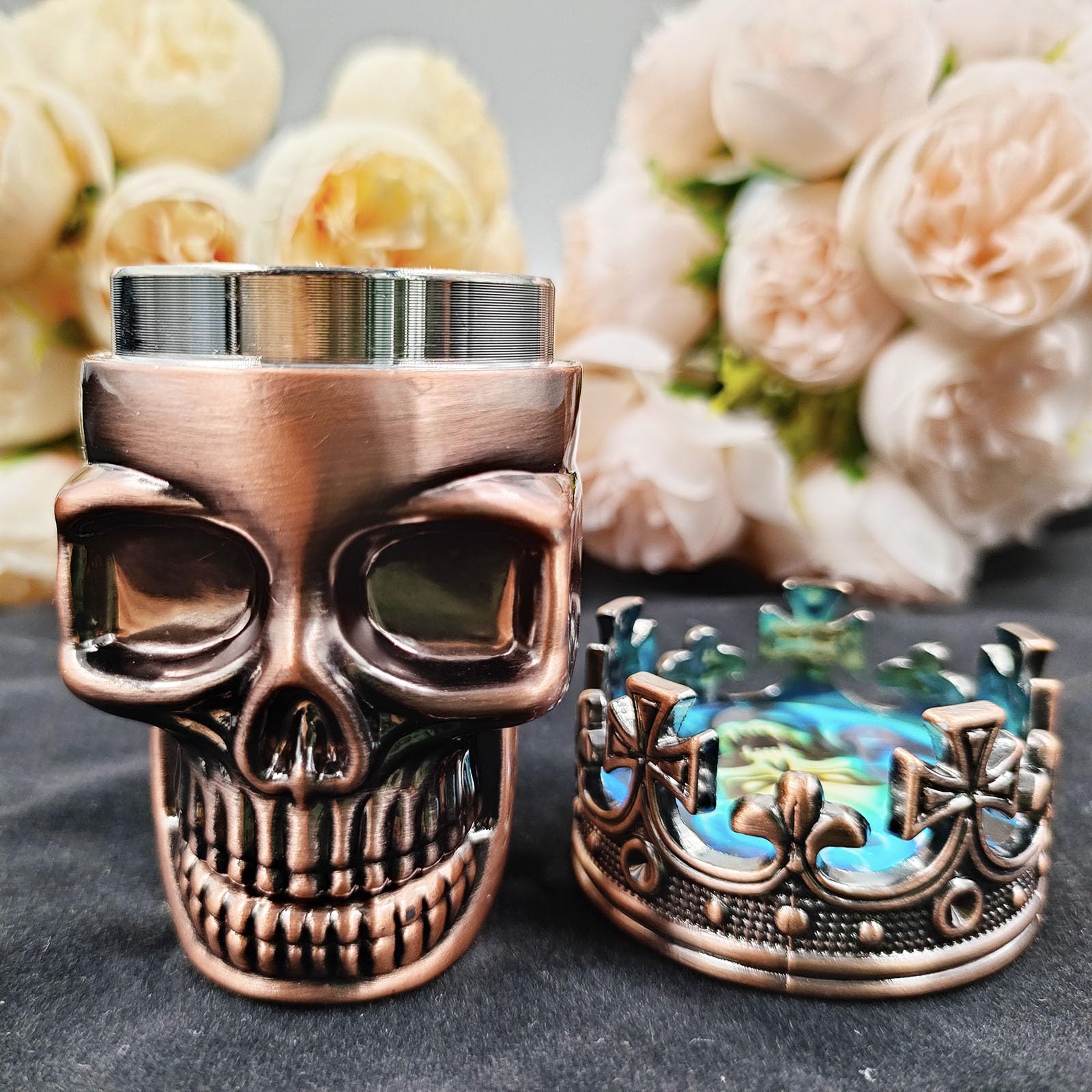[ジャンク]ソウルグラインダー&スカルアルター Skull Grinder Crusher 1.7 Inch (Copper Black) : Amazon.ca: Home