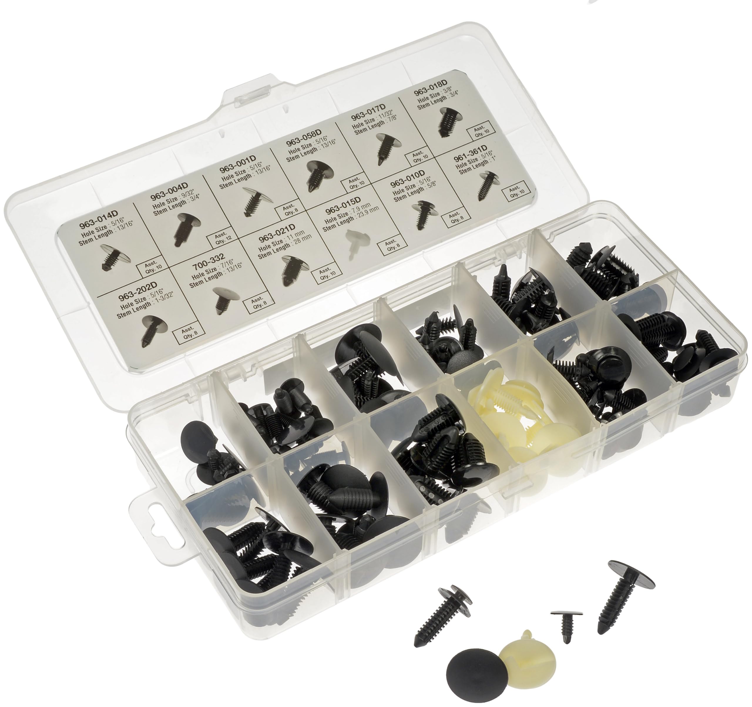 Amazon.com: Dorman 030-742 Universal Xmas Tree Body Fastener Tech