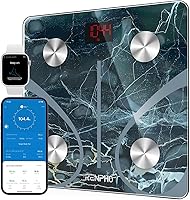 Vista 1 de RENPHO Báscula para peso corporal, báscula de peso digital inteligente para baño, analizador de composición con sincronización de aplicaciones