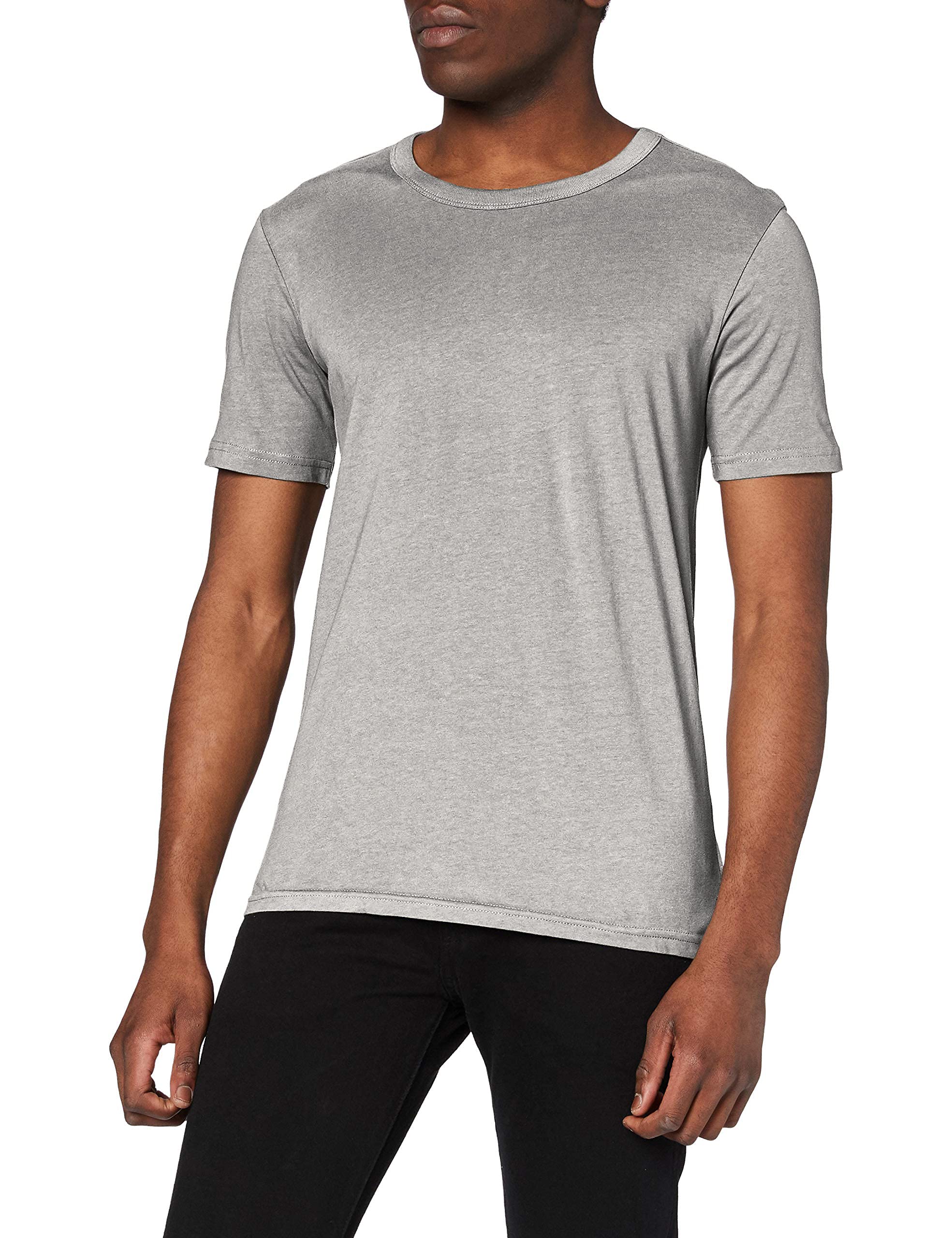 Stedman Men's Gris Round Neck T-Shirt Morgan