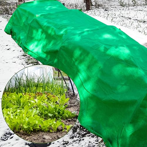 Miniatura 6 de peony man Cubierta para plantas, protección contra congelación, 1.05 ozyd, cubierta de manta de fila de jardín de 10 x 33 pies, cubierta flotante