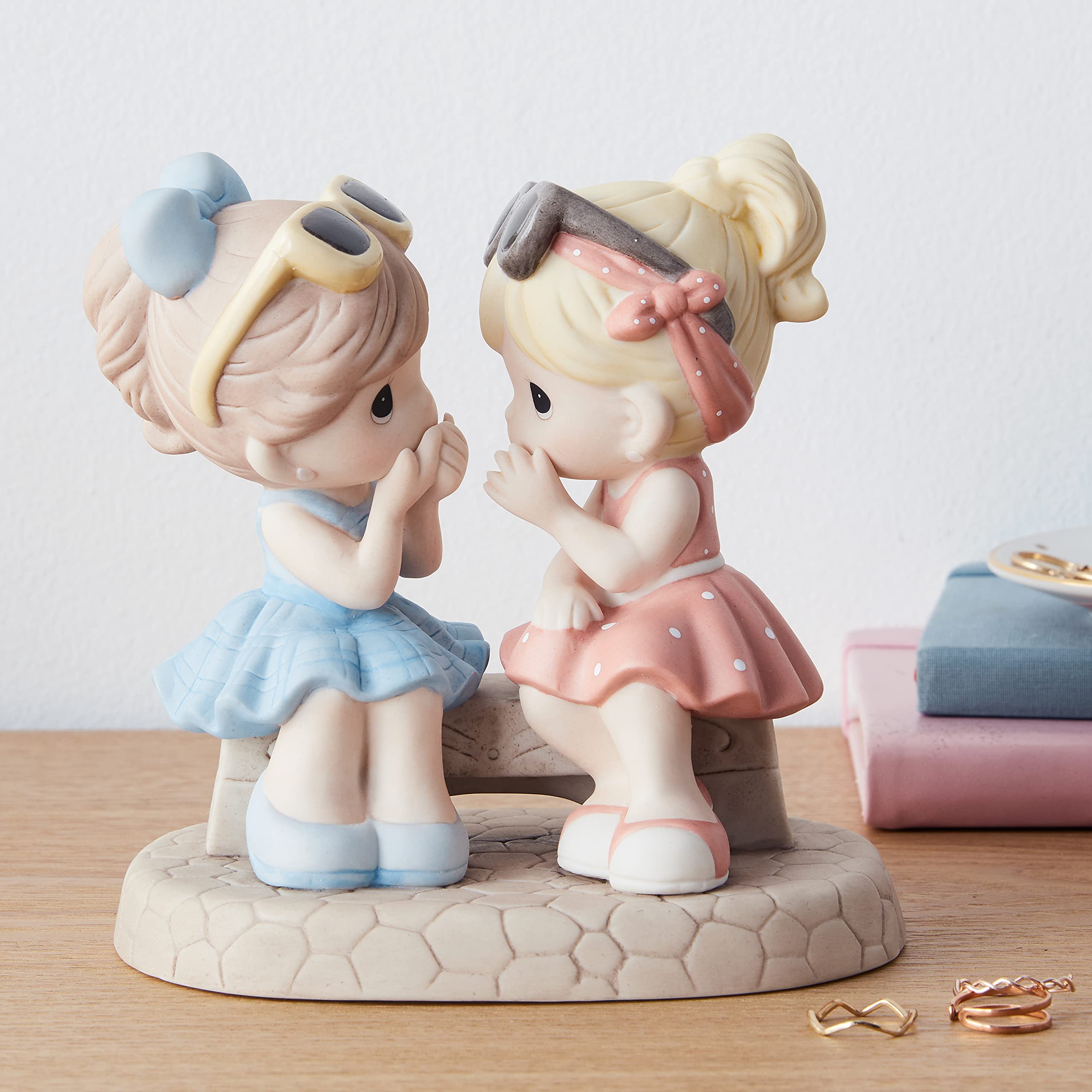 Precious Moments Two Girls Sharing Secrets Figurine : Amazon.ca: Home
