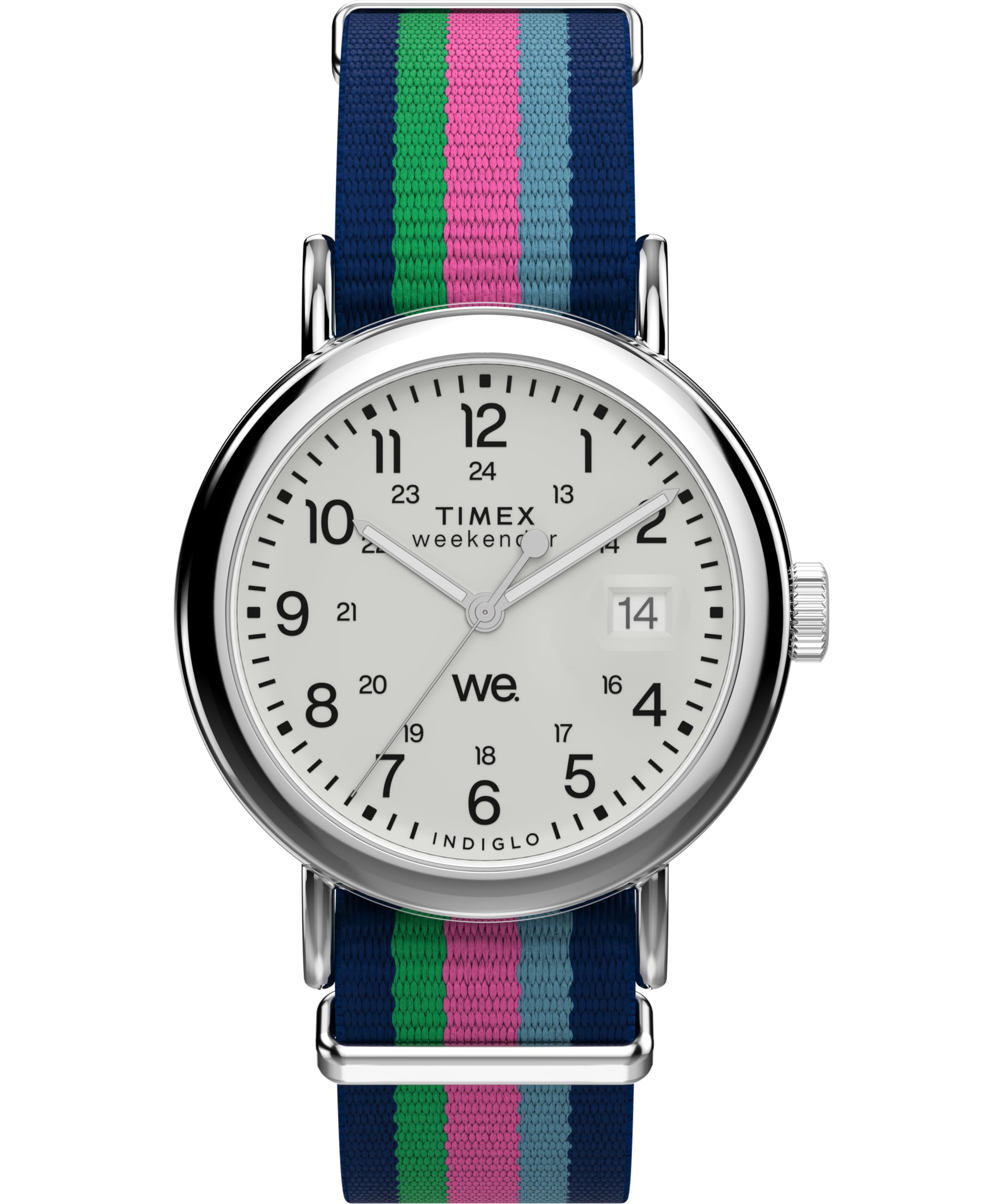 Timex Women's Weekender 37mm Fabric Strap Watch TW2Y55300