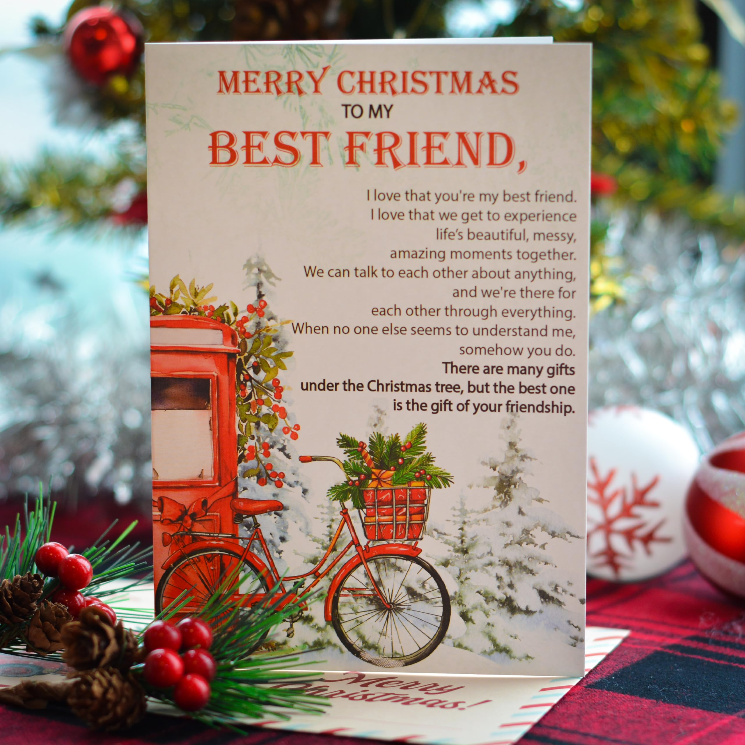 Sincere Good Wishes for Christmas and… Amazon.com : BlinkWishes Christmas Card for Friend
